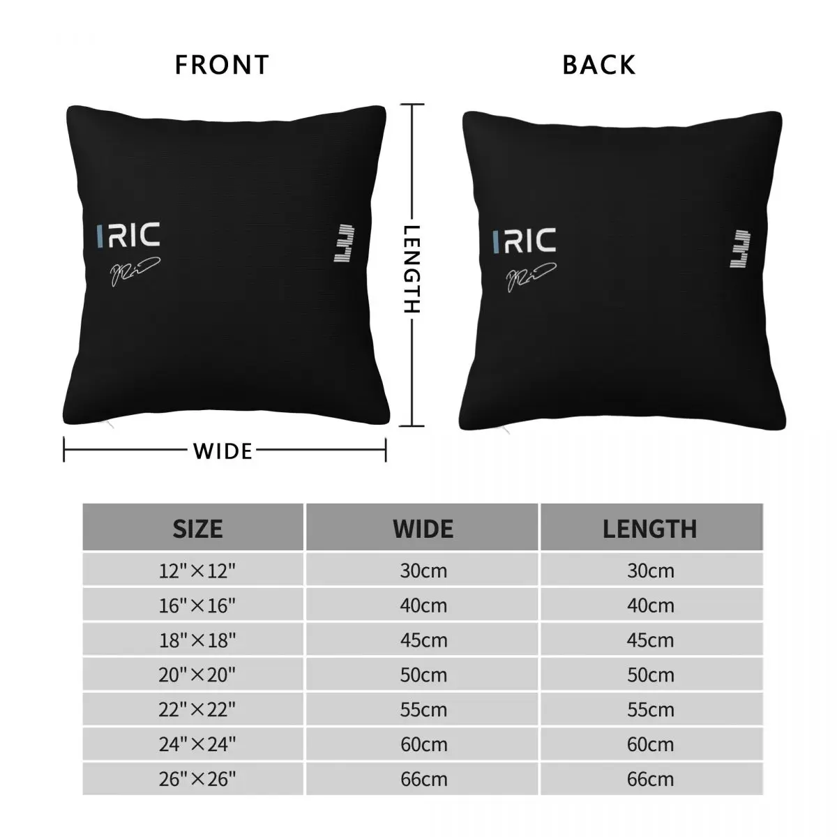 Daniel Ricciardo Racing Driver Pillowcase Polyester Linen Velvet Pattern Zip Decorative Throw Pillow Case Home Cushion Cover