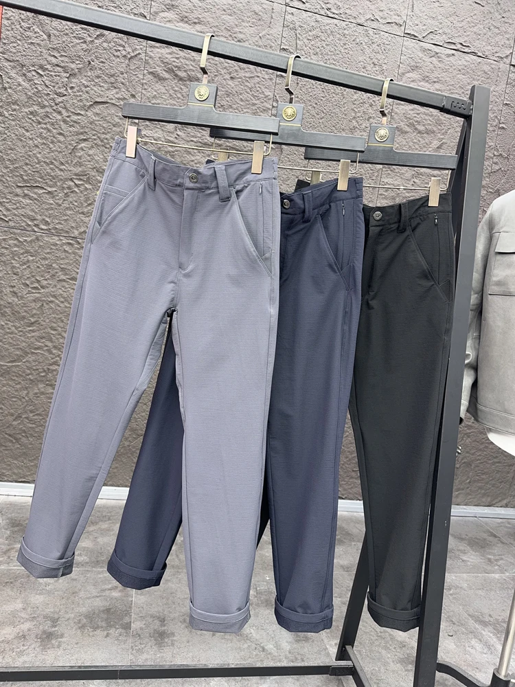 

Svip Xiong 800 Men's Comfortable Casual Straight Leg Pants Outdoor Resistant Water Elastic Autumn Leisure Wide Leg Pants