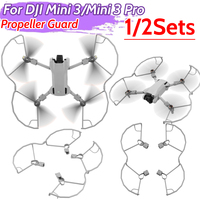 1/2Sets Drone Blade Wing Fan Protective Bumper Cover Propeller Blade Protection Drone Accessories for DJI Mini 3/Mini 3 Pro