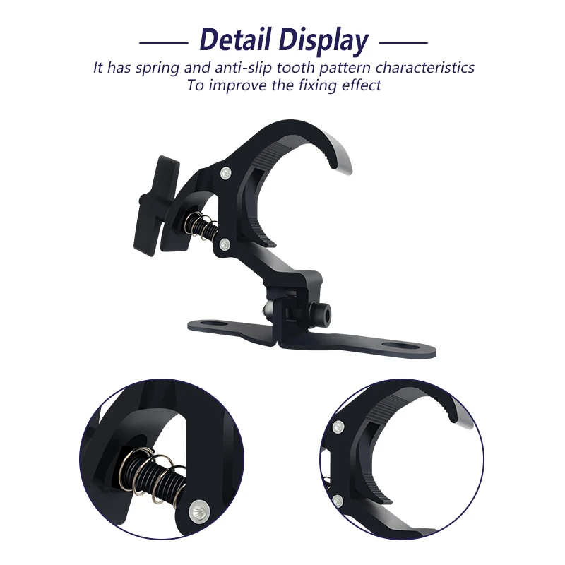 2-10 Pair Aluminum Light Hook LED Moving Head Light Hook Stage Light Truss Clip Folding Spring Hook Lighting Hook