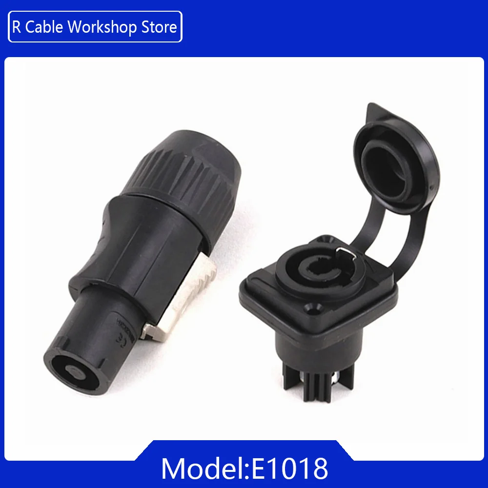 2 Stuks 3 Pins IP65 Waterdichte Vergrendeling Powercon Connector 20A 250V Power Stekker Of Vrouwelijke Chassis Socket connector