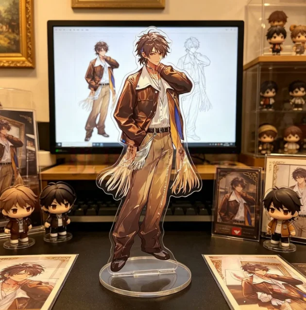 Japanese Anime Arknights Exusiai Amiya Mostima Acrylic Stand Figure Model Plate Cosplay Collection Desktop Decor Gifts XYZ