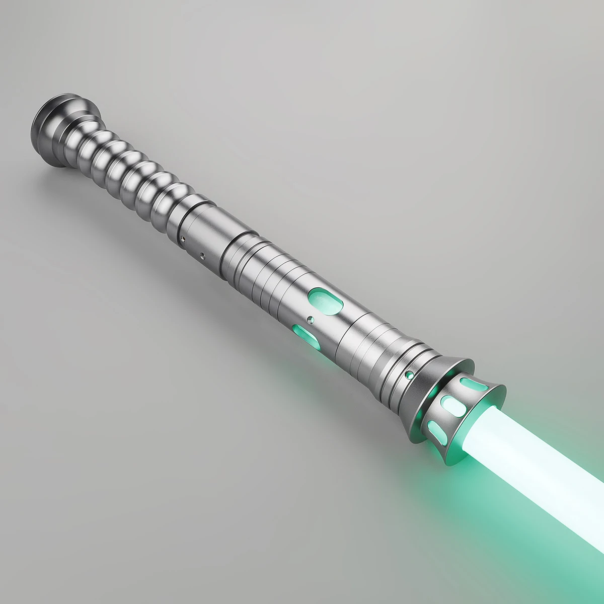 JoyaceSaber Jedi Lightsaber Metal Handle Pixel Light Sabers Smooth Swing Heavy Dueling Laser Sword Flash On Clash Luminous Toys