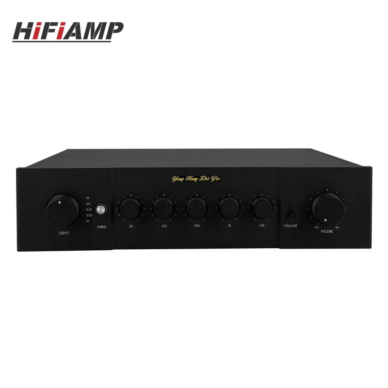 HiFiAMP Bluetooth Upgraded 5th X1 HiFi Home Audio Power Amplifier Class A Fully Balanced Preamplifier 5-Band Tuning