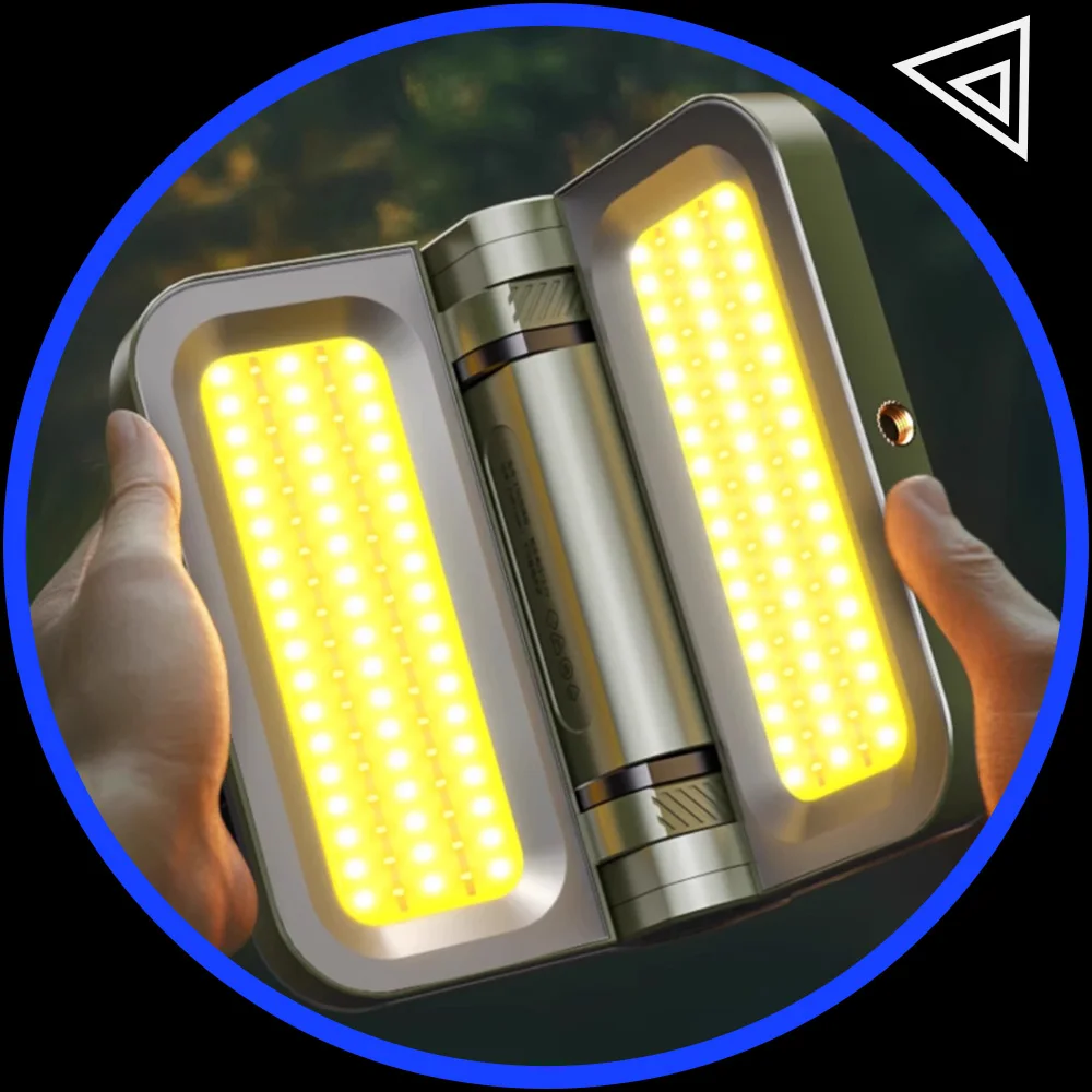 

LEM E50 Camping Lamp Rechargeable Camping Lighting Rainproof Remote Control Outdoor Lamp 1800LM 3000mAh Folding Magnetic Lantern