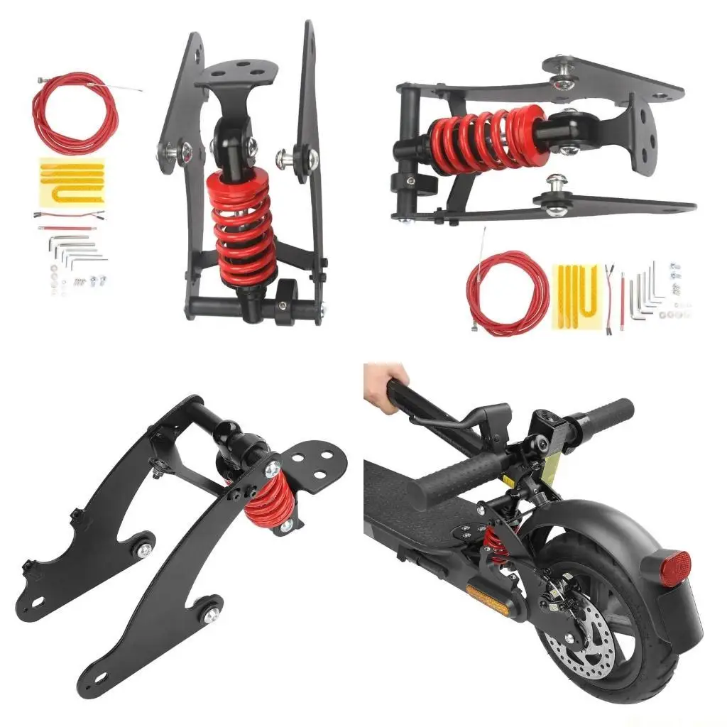 

31BE Прочность Стальная подвеска Регулируемая задняя подвеска Амортизаторы Демпфер для скутера Электрический скутер