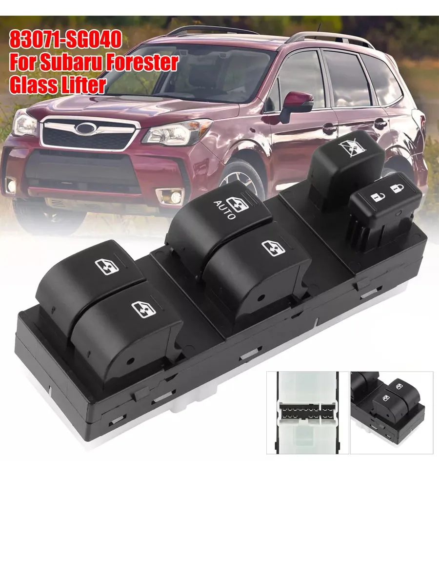 

New Left Driver Side For Subaru Forester 2014-2016 Master Power Window Switch 83071-SG040 83071SG040