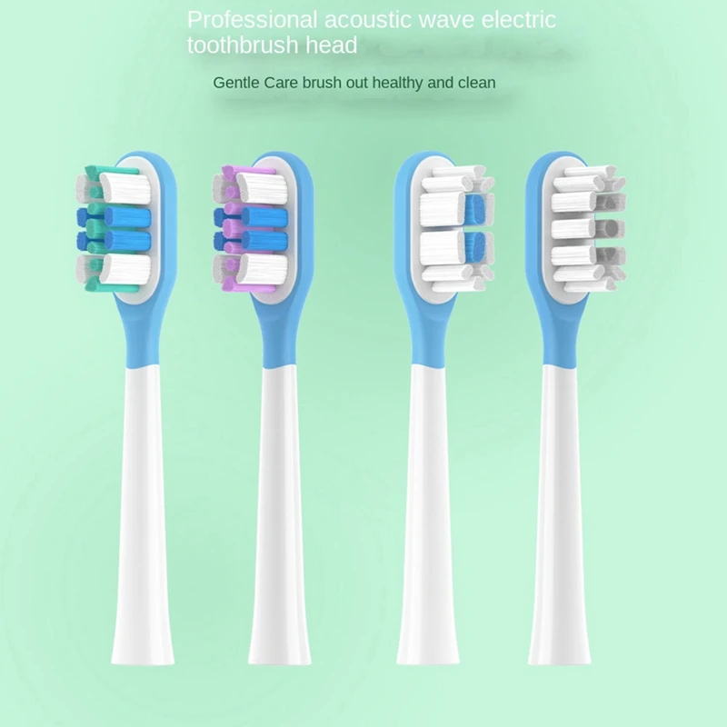 10PCS Suitable For Laifen Electric Toothbrush Head LFTB01-P Soft Bristle Cushioning Cleaning Brush Head