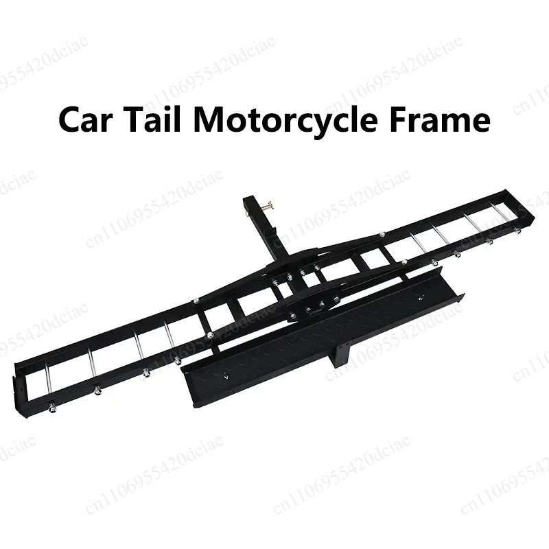 

Steel Anti-Wobble Motorcycle Hitch Carrier Max Load 200KG for Off-Road Vehicle
