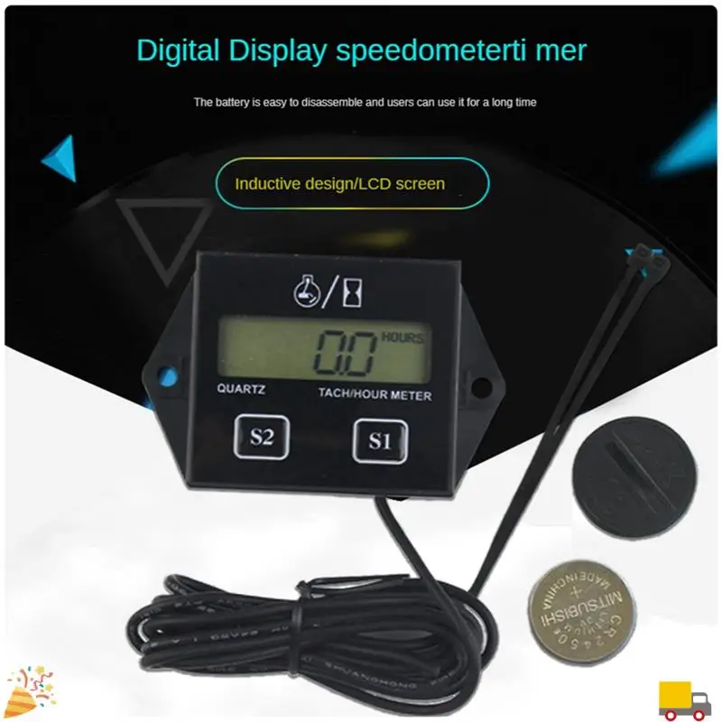 شاشة ديجيتال مقياس سرعة الدوران مقياس حثي محرك السكتة الدماغية شاشة الكريستال السائل لقارب محرك السيارة