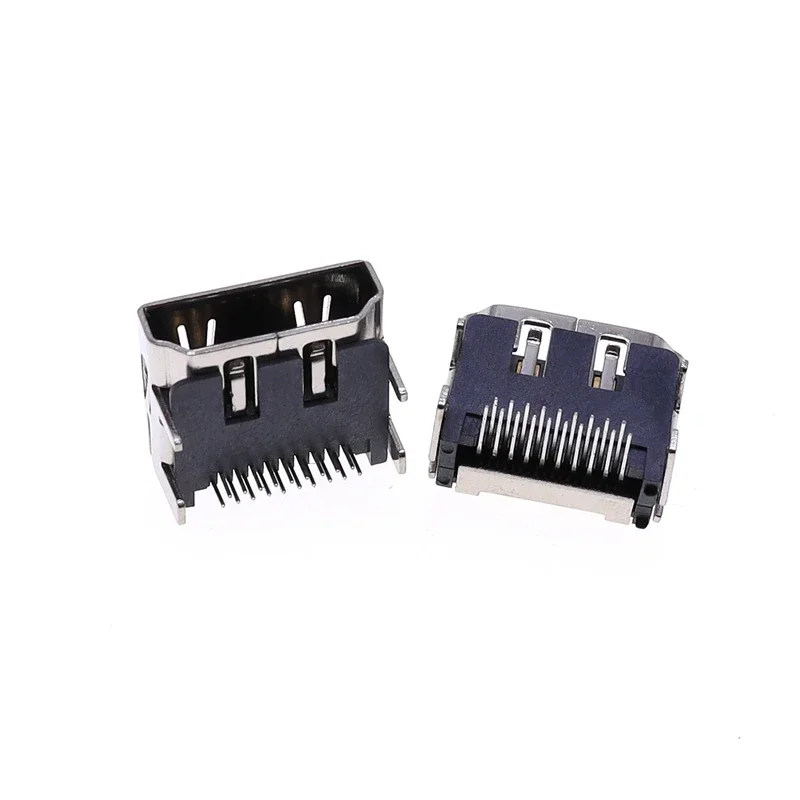 5pcs HDMI HD Interface Connector SMD 19 Pin 19P Vertical Right Angle HDMI Socket Surface Mound PCB Receptacle