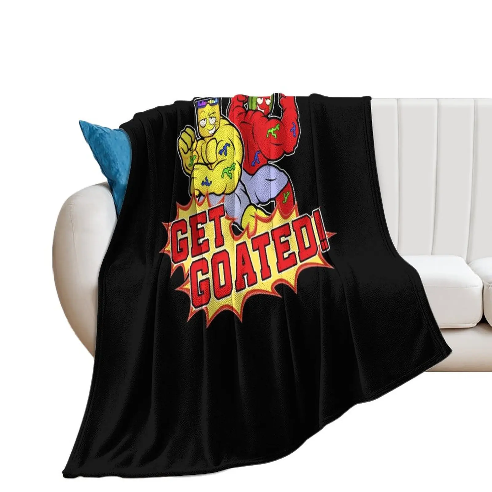 sunny and melon merch Throw Blanket Vintage Giant Sofa manga Blankets