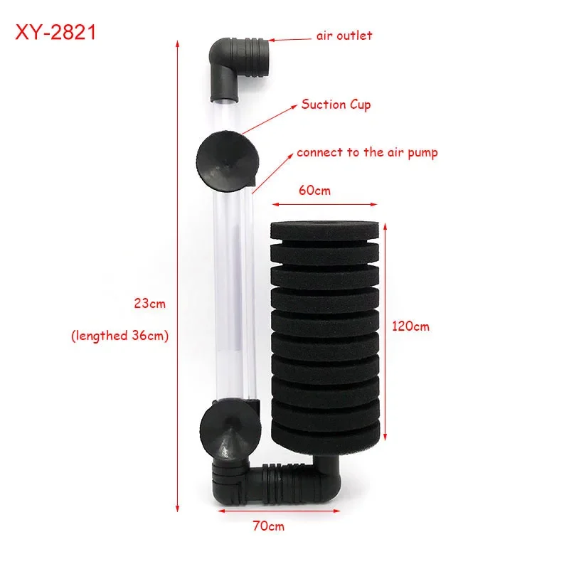 Aquariumfilter voor aquarium Aquarium Luchtpomp Skimmer Biochemische sponsfilter Aquarium Biofilter Filtro Aquario Praktisch