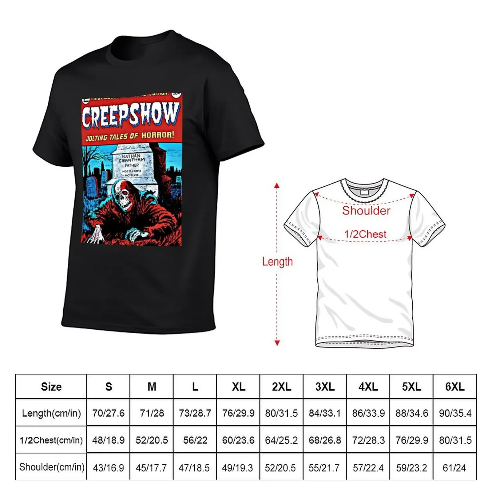 Creepshow Grave T-Shirt shirts graphic tees rapper graphic tees shirts graphic compression shirt men