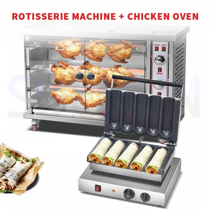 Chicken Pancake Machine Commercial Mexican Chicken Pancake Machine Handmade Pancake Machine Milk Stick Machine