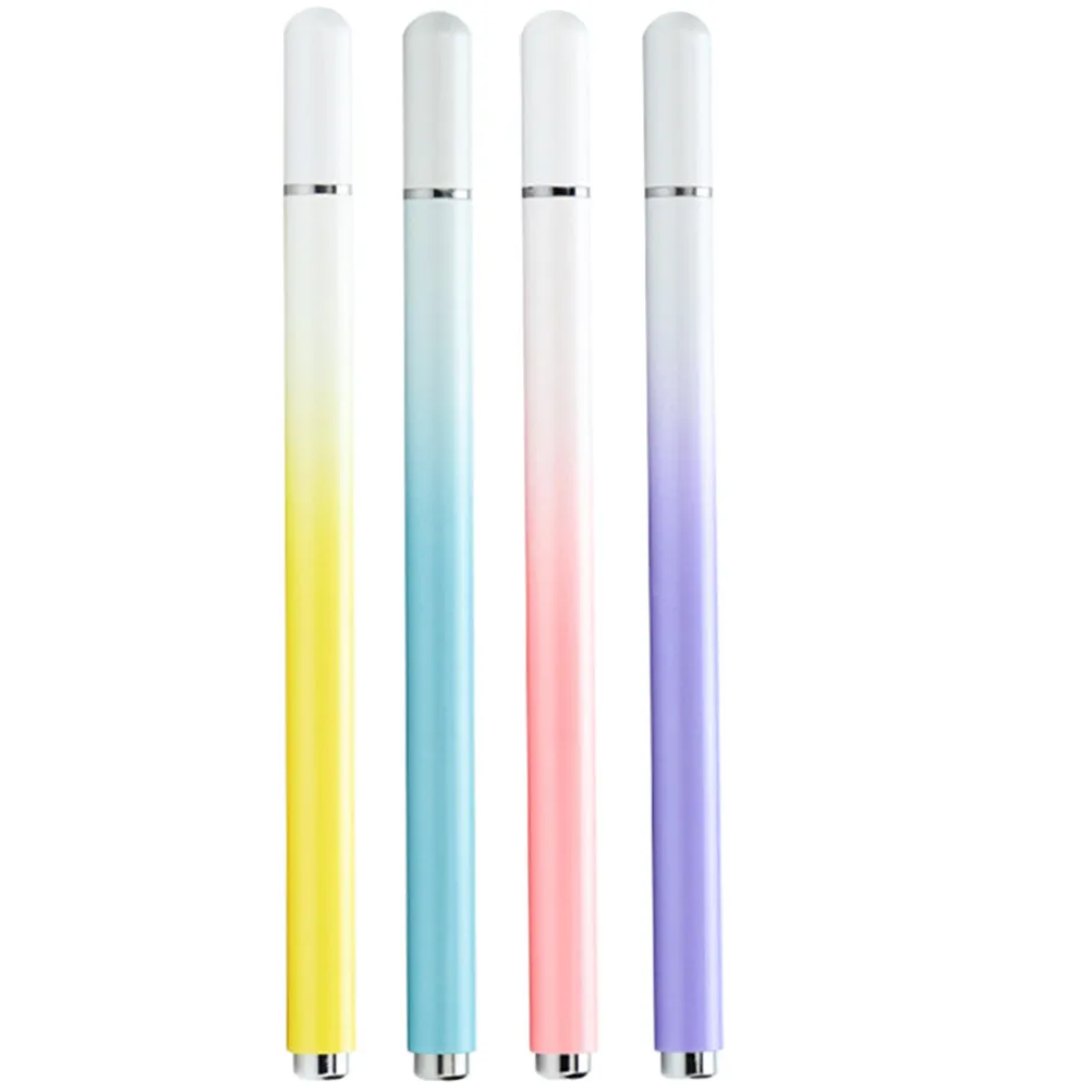 4Pcs Color Gradient Stylus Pens Premium Metal Universal Capacitive Pen Smooth Writing Drawing Experience Fingerprint Free Screen