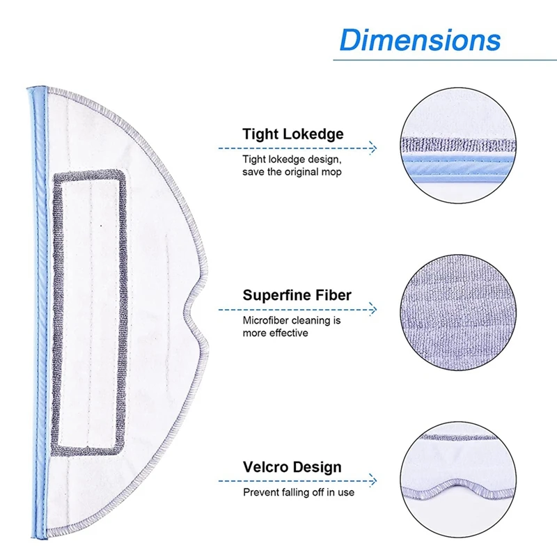 Mop Cloths Rag For Xiaomi Roborock S7 S70 S75 S7max S7maxv T7S T7S Plus Robot Vacuum Replacement Spare Parts