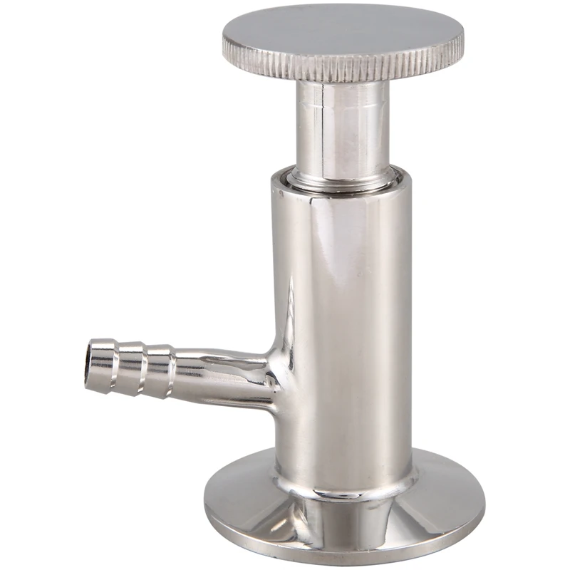 

304 Stainless Steel Sanitary Sampling Valve 50.5Mm Ferrule Od Fit 1/2Inch 1.5Inch Tri Clamp