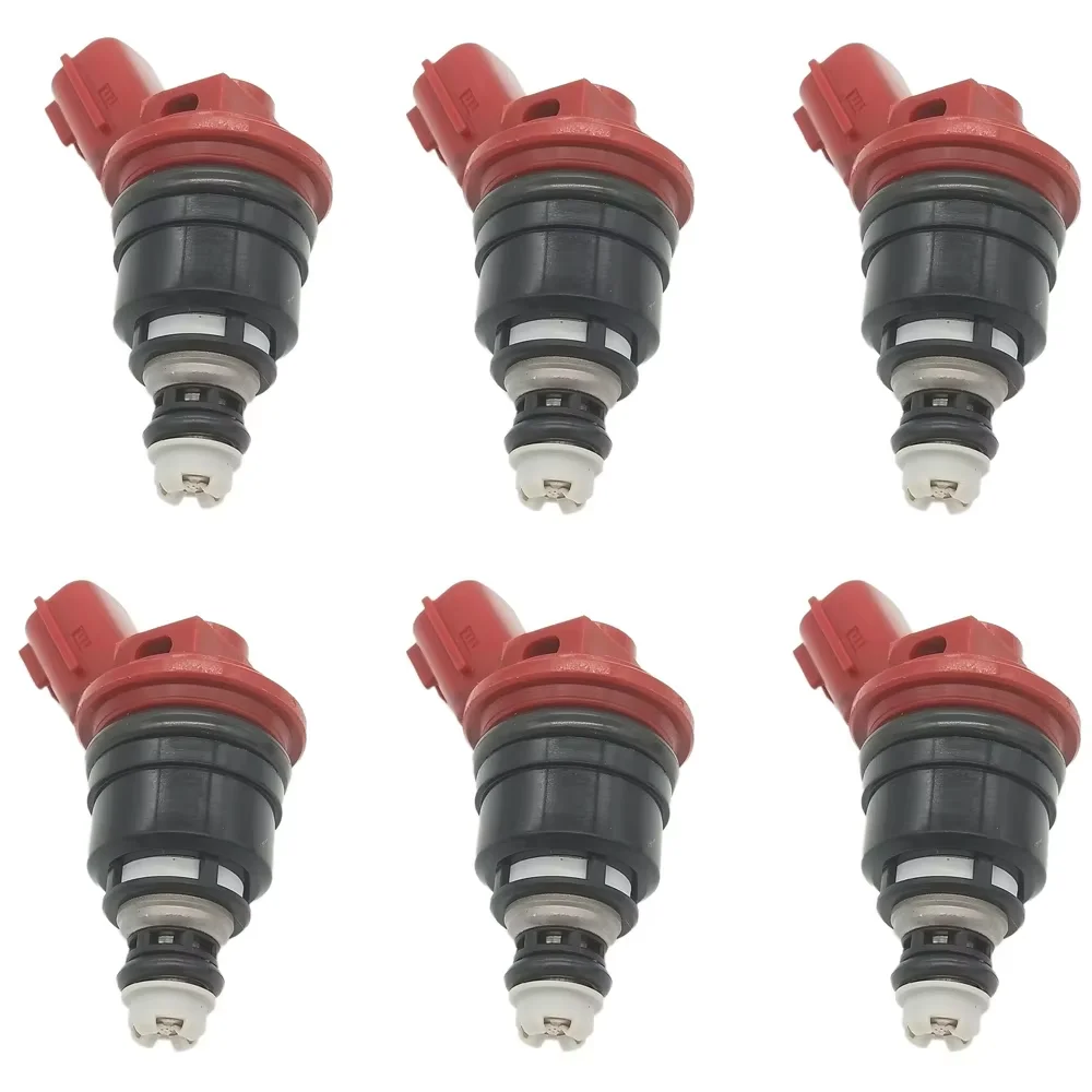 6PCS 16600-RR544 Fuel INJECTOR for Nissan 240sx 180sx Silvia S13 S14 S15 Skyline R33 Stagera Terrano 300zx Sunny Pulsar Lucino
