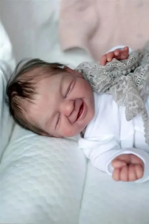 

NPK 17'' Unpainted Unfinished Doll Parts Reborn Baby Cora Mae Limited Edition Preemie Kit