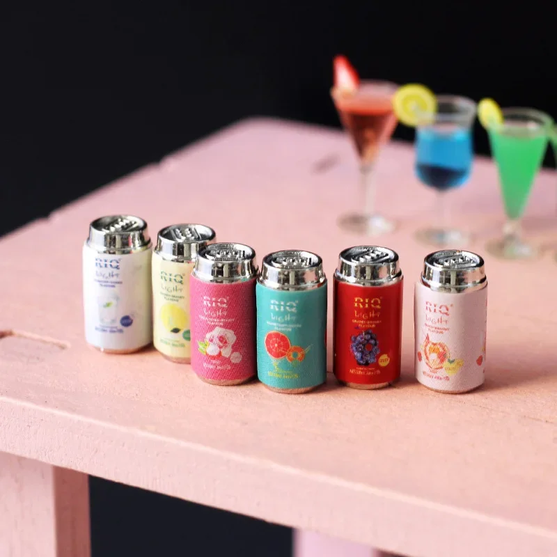 1:12 Dollhouse Mini Cans of Coffee Drinks Model for OB11 Miniature Food Play DIY Scene Model Accessories