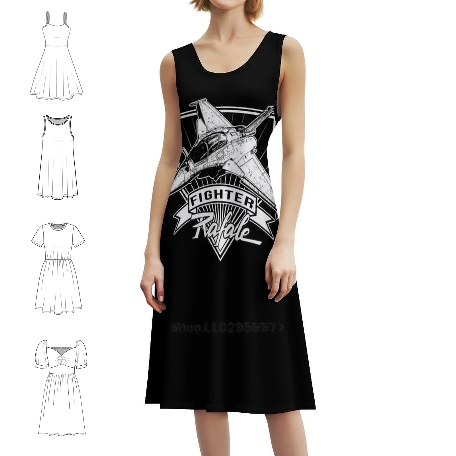 فستان رافالي جيت فايتر على الطراز الكوري للنساء فستان كاجوال أنيق للحفلات أو الارتداء اليومي رافال جيت فايتر رافالي فايتر #1