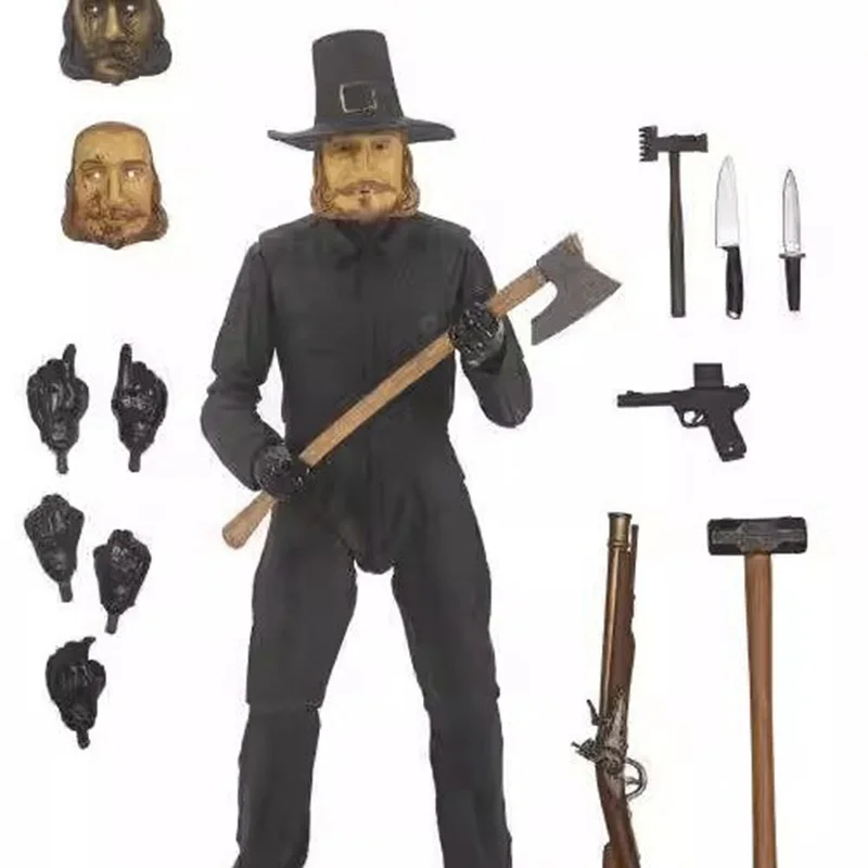

KO NECA Thanksgiving There Will Be No Leftovers Ultimate John Carver Action Figure Anime Collectiblble Model Gift Replica Toys