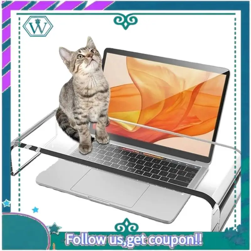 

Computer Monitor Heightening Rack Acrylic U-Shaped Display Rack Desk Rack Laptop Rack For Office Home Desktop Durable
