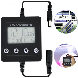 Aquarium Dimmen System Aquarium LED Licht Timer Dimmer Controller Volle Spektrum Beleuchtung Zubehör Und Ausrüstung