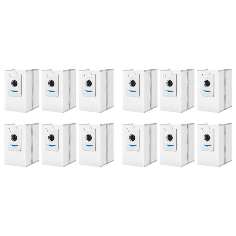 

PORK-12PCS Dust Bags For Ecovacs Deebot X5 Pro/ X5 Omni/ X2 Omni/ X2/ X2 Pro/ DEX86 Robot Vacuums Cleaner Replacement Parts