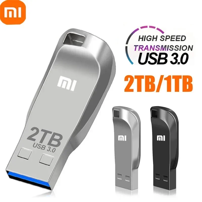 Xiaomi 3.0 USB High Speed Flash Drive Metal Pen Drive 2TB/1TB/512G Portable Waterproof Memory USB Flash Disk TYPE-C Adapter