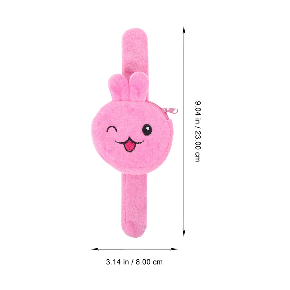 Armband Kaninchen Geburtstag Slap Armbänder Kinder Bänder Weiche Cartoon Spielzeug Schöne für Kinder Rosy