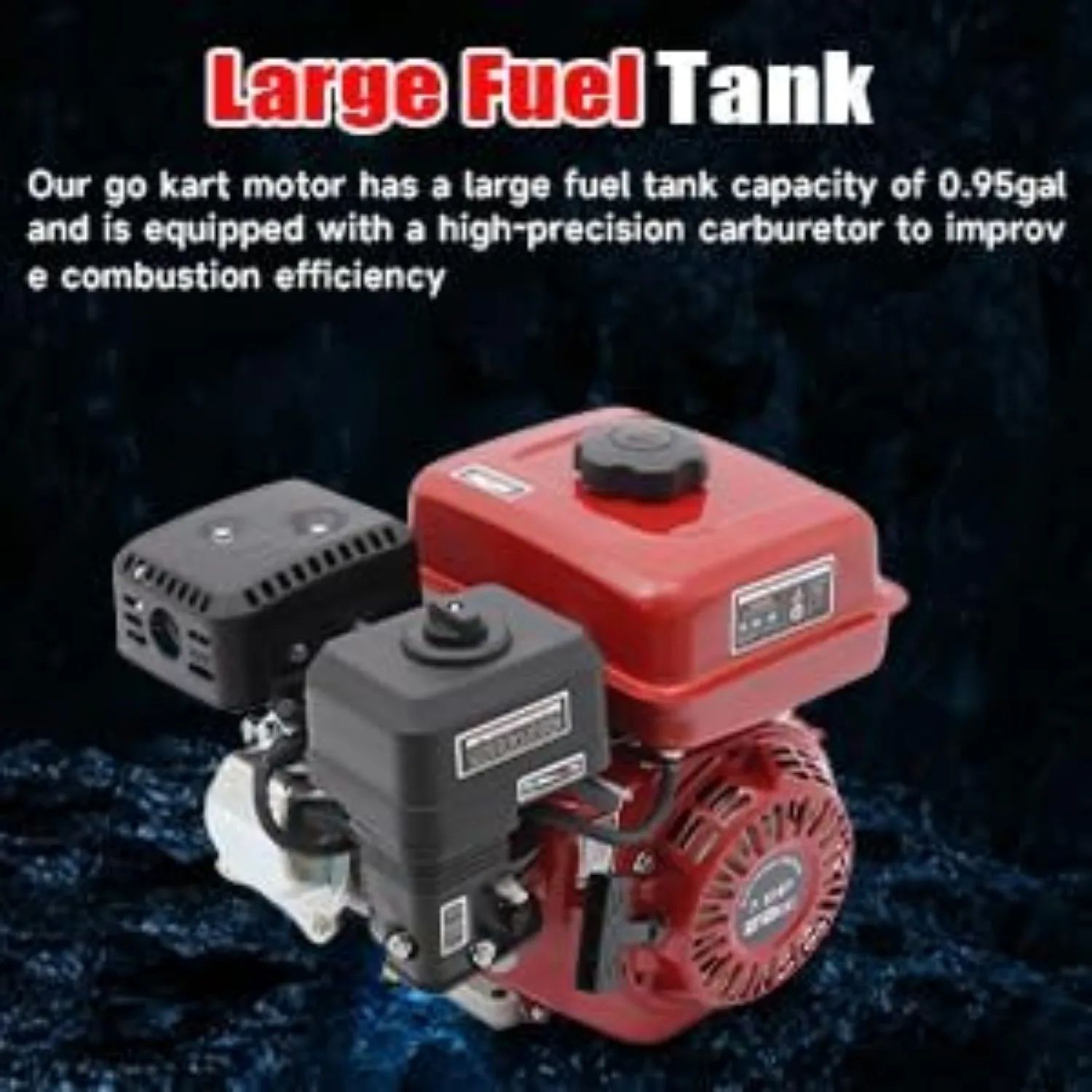 4ストロークガソリンエンジンモーター、7.5馬力ゴーカートエンジン