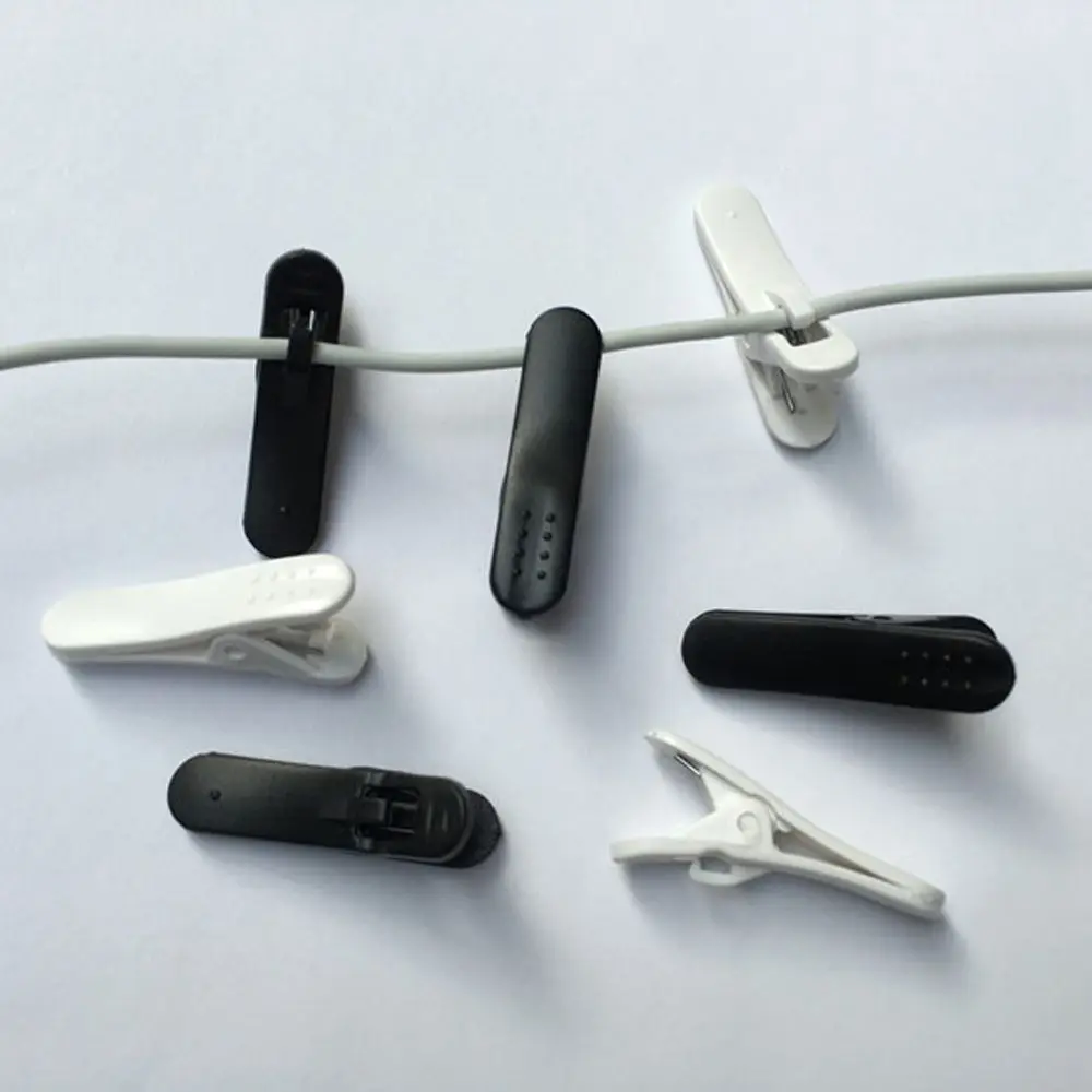 Headsets Clamp Cable Collar Earbuds Universal Headphones Earphone Clamps Cellphone Earplugs Clips