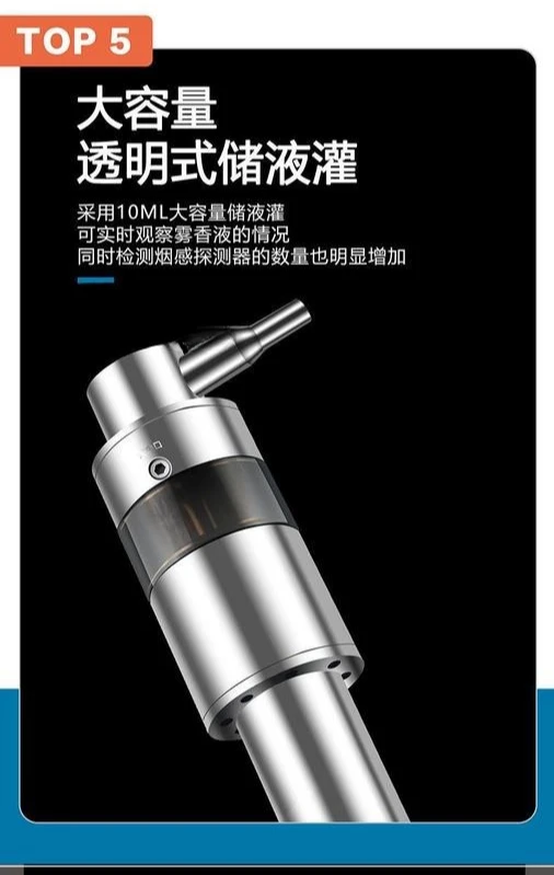 Fire bong smoke temperature detector equipment fire electronic plus cigarette rod two in one detection tool