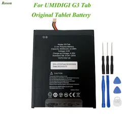 For UMIDIGI G3 Tab New Original Tablet Battery 6000mAh High Quality Replacement Battery+Tools