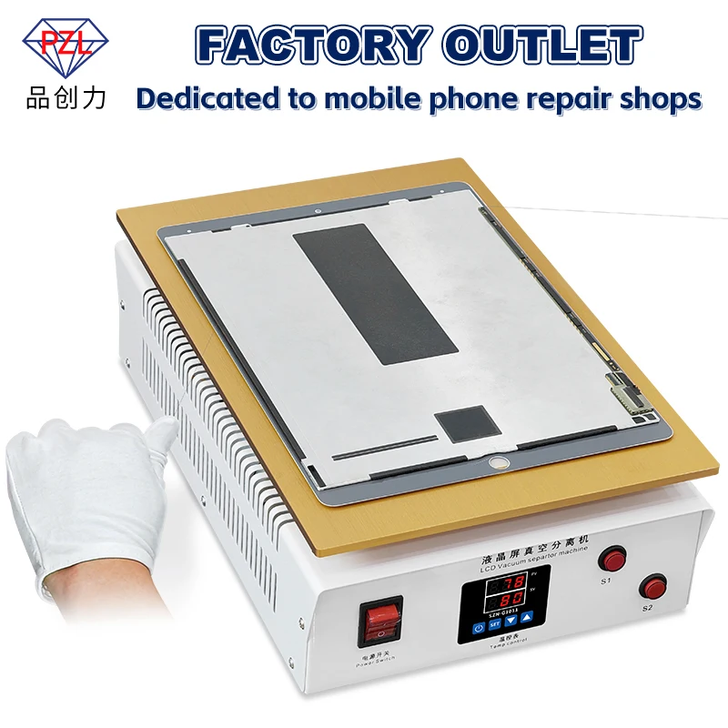 17 Inch Pad Tablet Lcd Screen Remover Machine Vacuum Pump Built-in Lcd Separator With Heating Silicone Plate