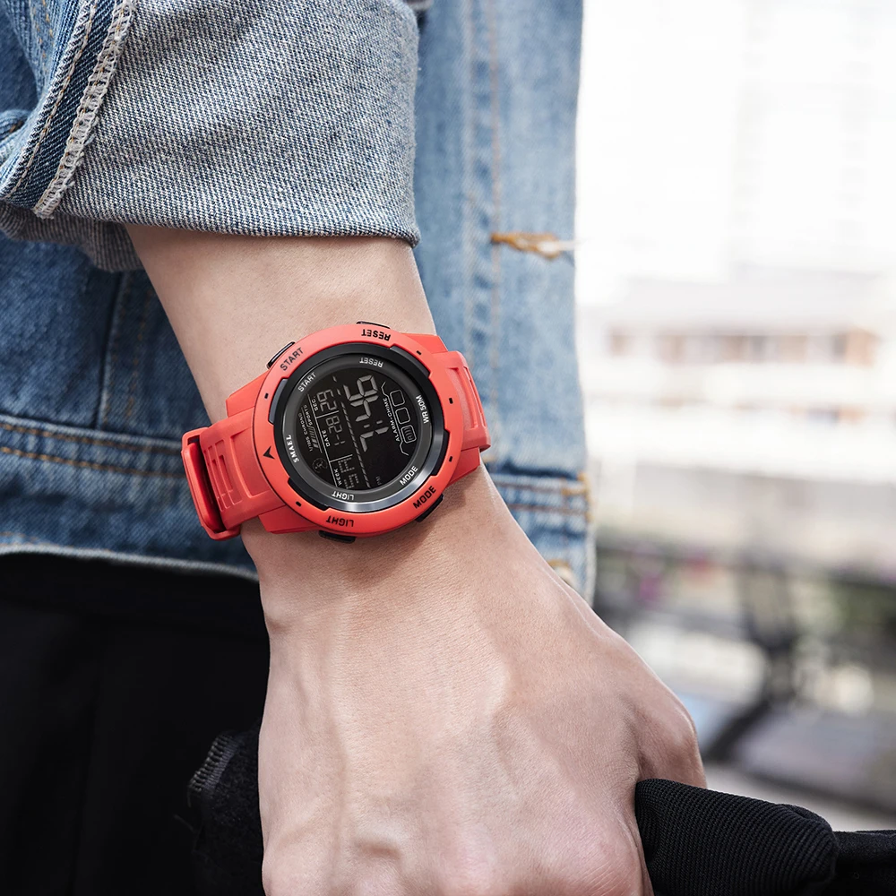 SMAEL Brand Men Electronics Watch Outdoor Sports Waterproof Big Dial Digital LED Alarm Digital-watch 8105 Sport Watch