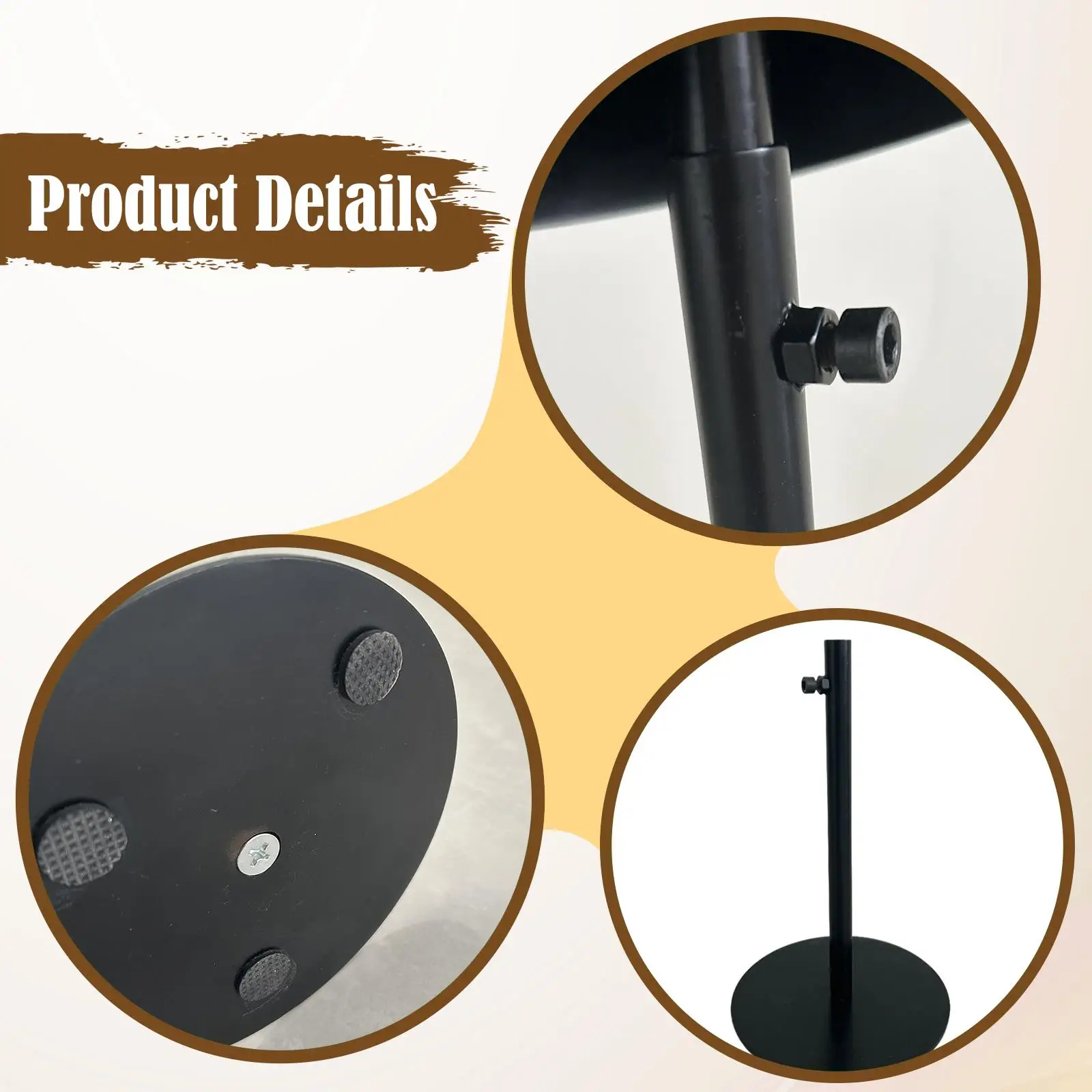 حامل عرض القبعة قابل للتعديل بارتفاع متعدد الاستخدامات لصالونات التجميل أو المتجر