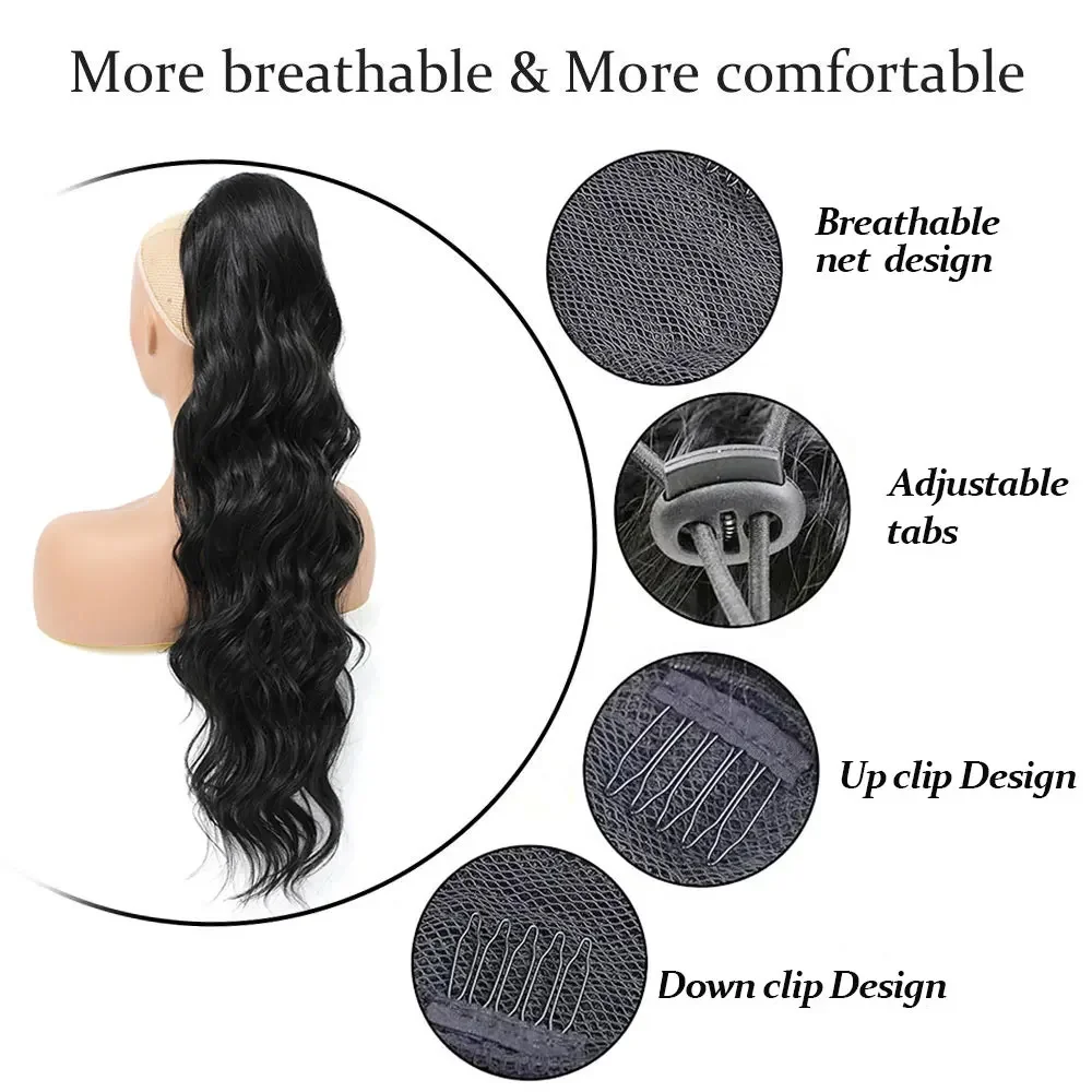 Thumbnail 3 - #46 Latest Synthetic Drawstring Ponytails Offers