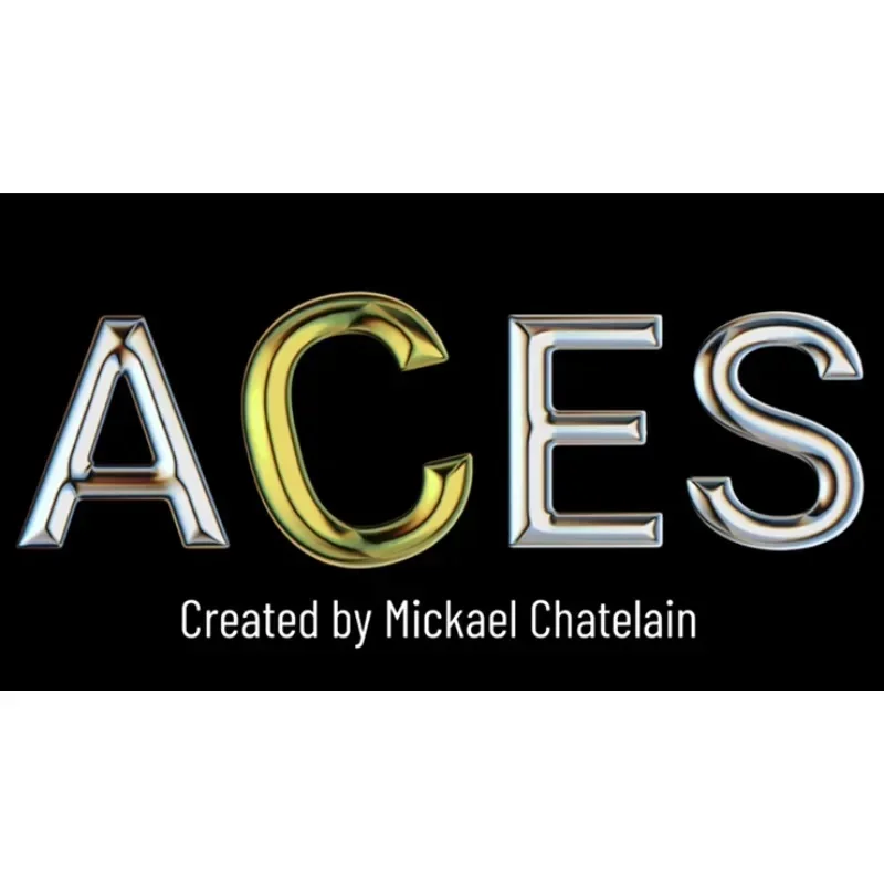 ACES by Mickael Chatelain (Gimmick and Online Instructions) Magic Tricks Illusions Card Magic and Trick Decks Street Performer