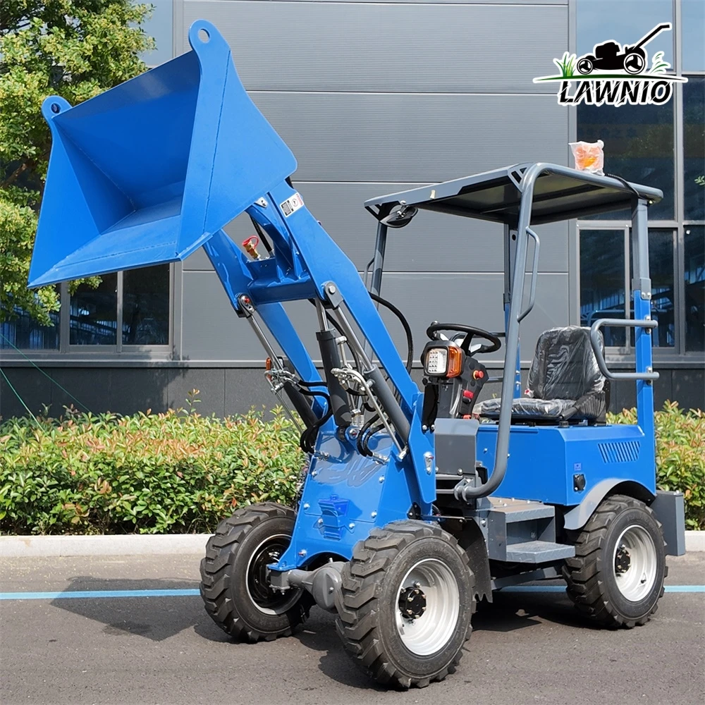 Free Shipping Electric Wheel Loader  0.22m³ Bucket Capacity Compact Design for High-Sided Truck Loading Electric Loader