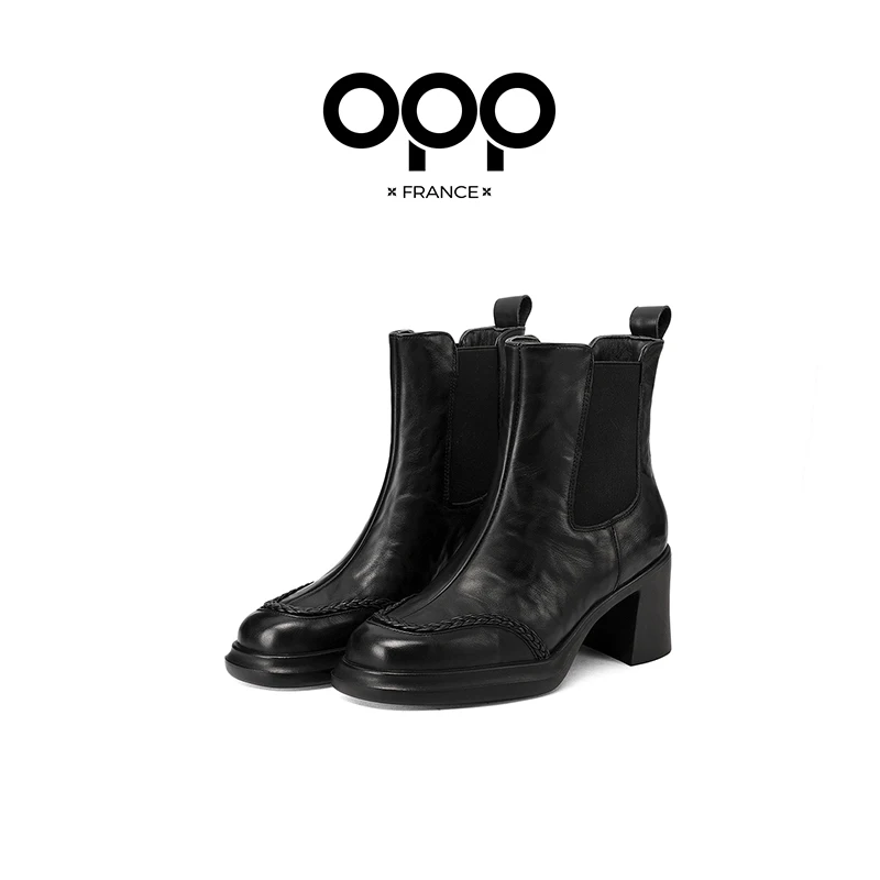 

OPP женские зимние теплые зимние сапоги, роскошная дизайнерская обувь для новых девочек, женские сапоги большого размера