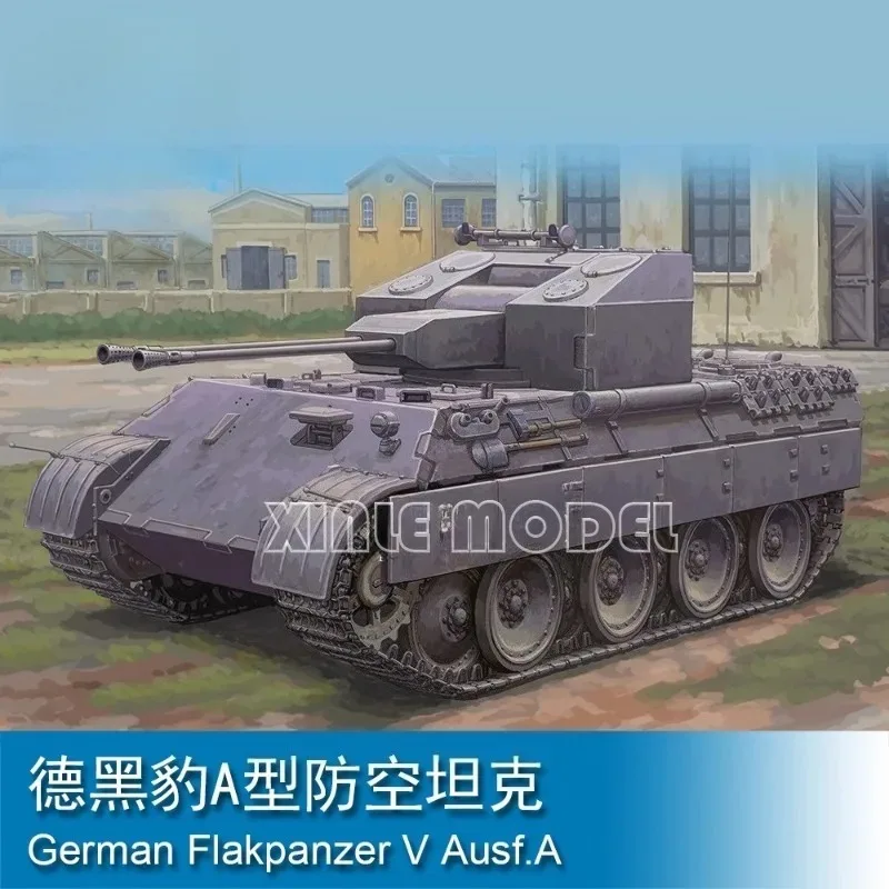 Trumpeter Kit modello carro armato assemblato in plastica 84832 Flakpanzer tedesco V Ausf. Un 1/48