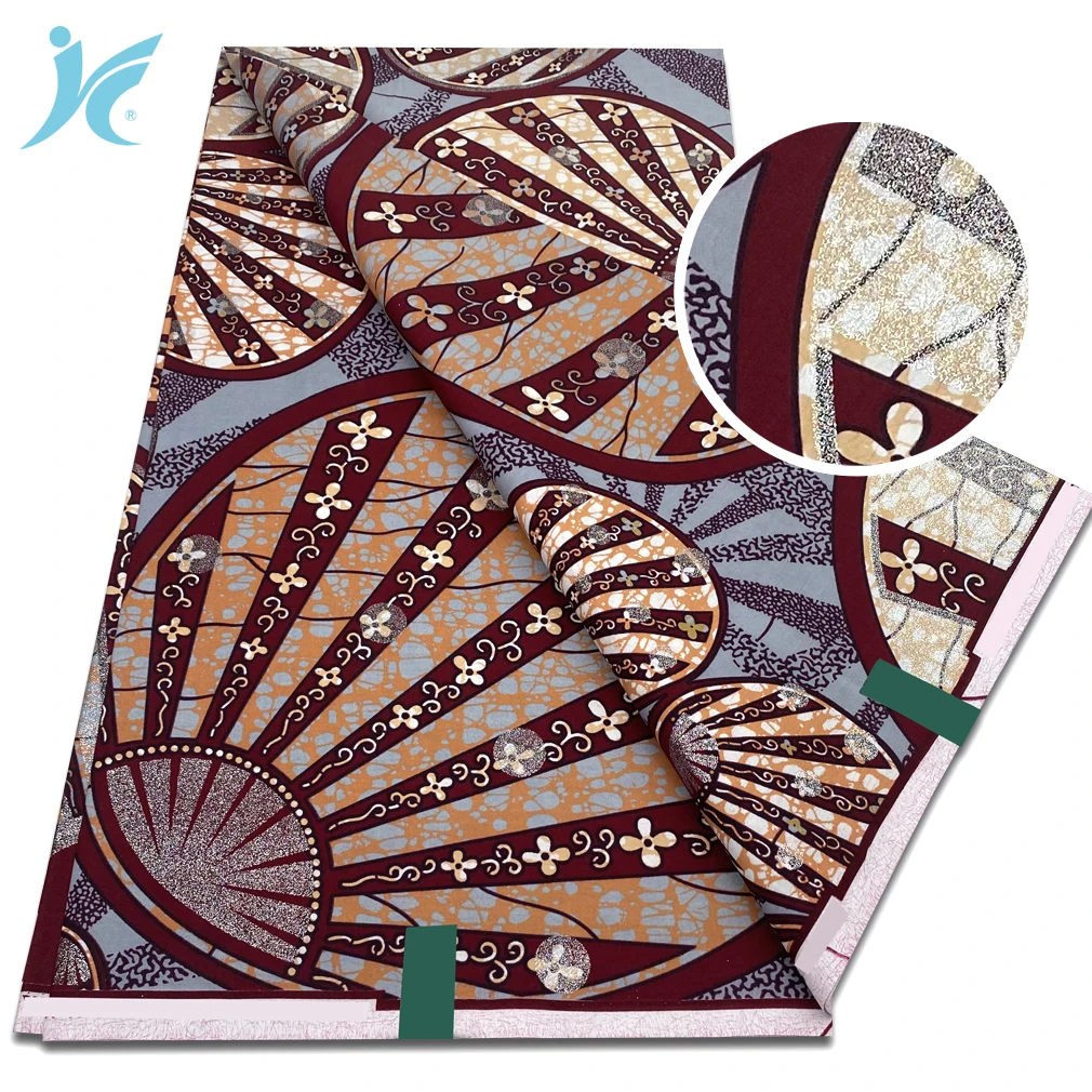 Soft New Glitter Golden Super - African Ankara Print review and price