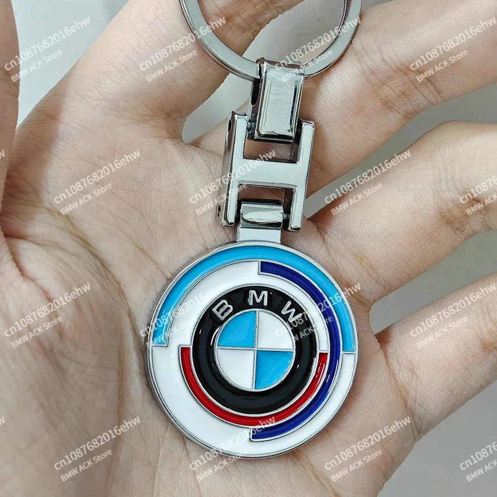 50th Anniversary Car Alloys Key Rings for BMW E90 E60 E91 F35 E93 G20 G30 G38 F12 G15 G16 X3 X5 X7 X8 M3 M5 Interior Mouldings