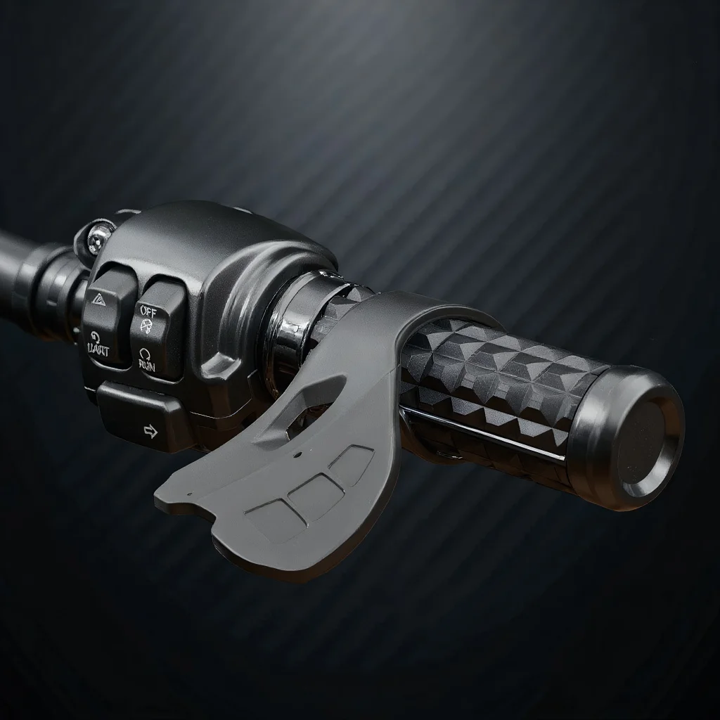 

Motorcycle Assist Grip Booster, Non-Slip Handlebar Mount Throttle Clip for Effortless Control & Accelerator Grip Accessory