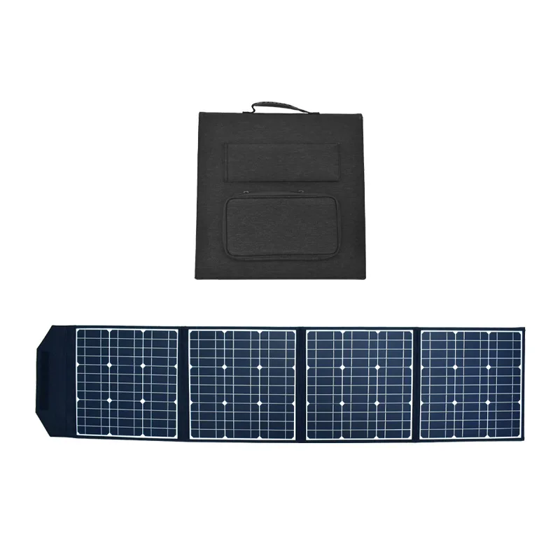 

100W High Power Solar Folding Bag Board Charger Monocrystalline Silicon Outdoor Travel Camping Emergency