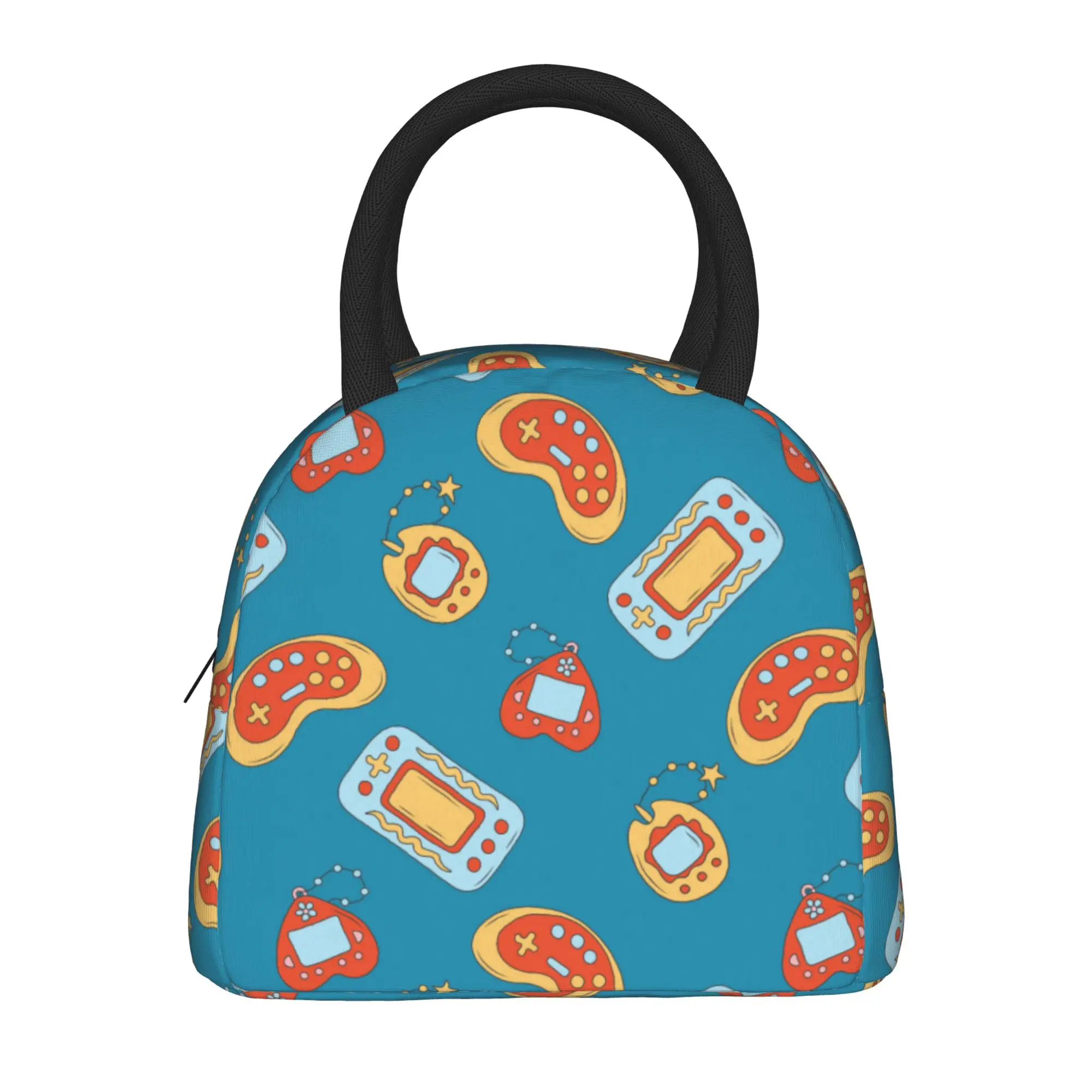 Game Controller Pattern  Insulated Lunch Bag Thermal Bag Meal Container  Portable Tote Lunch Box Men Women Work  Travel