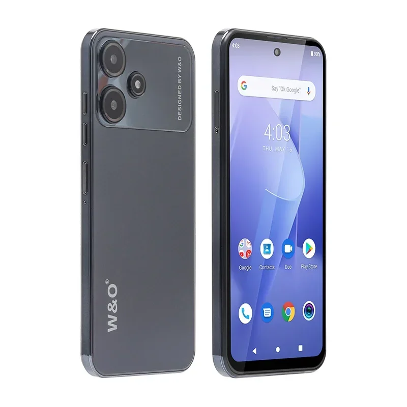 W & O-Smartphone Android ultra fin X100, téléphone portable 4G, 4 Go de RAM, 64 Go de ROM, téléphone portable Dean, 6.53 pouces, touristes, Epi4800 mAh, 5MP + 13MP, en vente